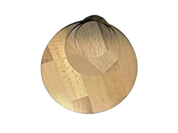 Runde Holzscheibe Rund Holz Buche Leimholz Platte 40mm 80-900mm Tischplatte