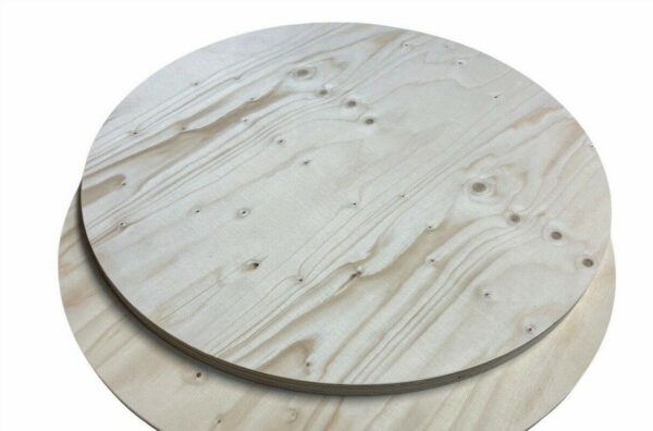 Holzscheibe Rund Holz Multiplex Fichte Sperrholz 21 mm 100-1150mm Tischplatte Mundor Tischplatten