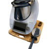 Gleitbrett Eiche Slider fuer den Thermomix TM5 TM6 Schale Halterung 2
