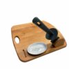 Mundor Tischplatten Gleitbrett Buche Slider für den Thermomix TM5 TM6 Schale 2